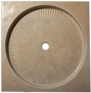 Naturalmente Puglia Квадратный нескользящий душевой поддон из натурального камня