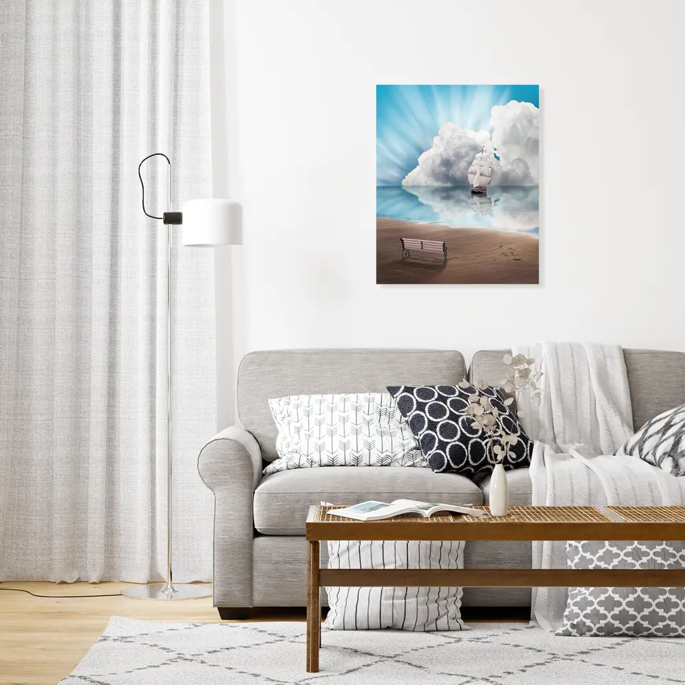 Картина на холсте Морской пейзаж 40х50 см Постер-лайн STLM-2004005 - Вид №4