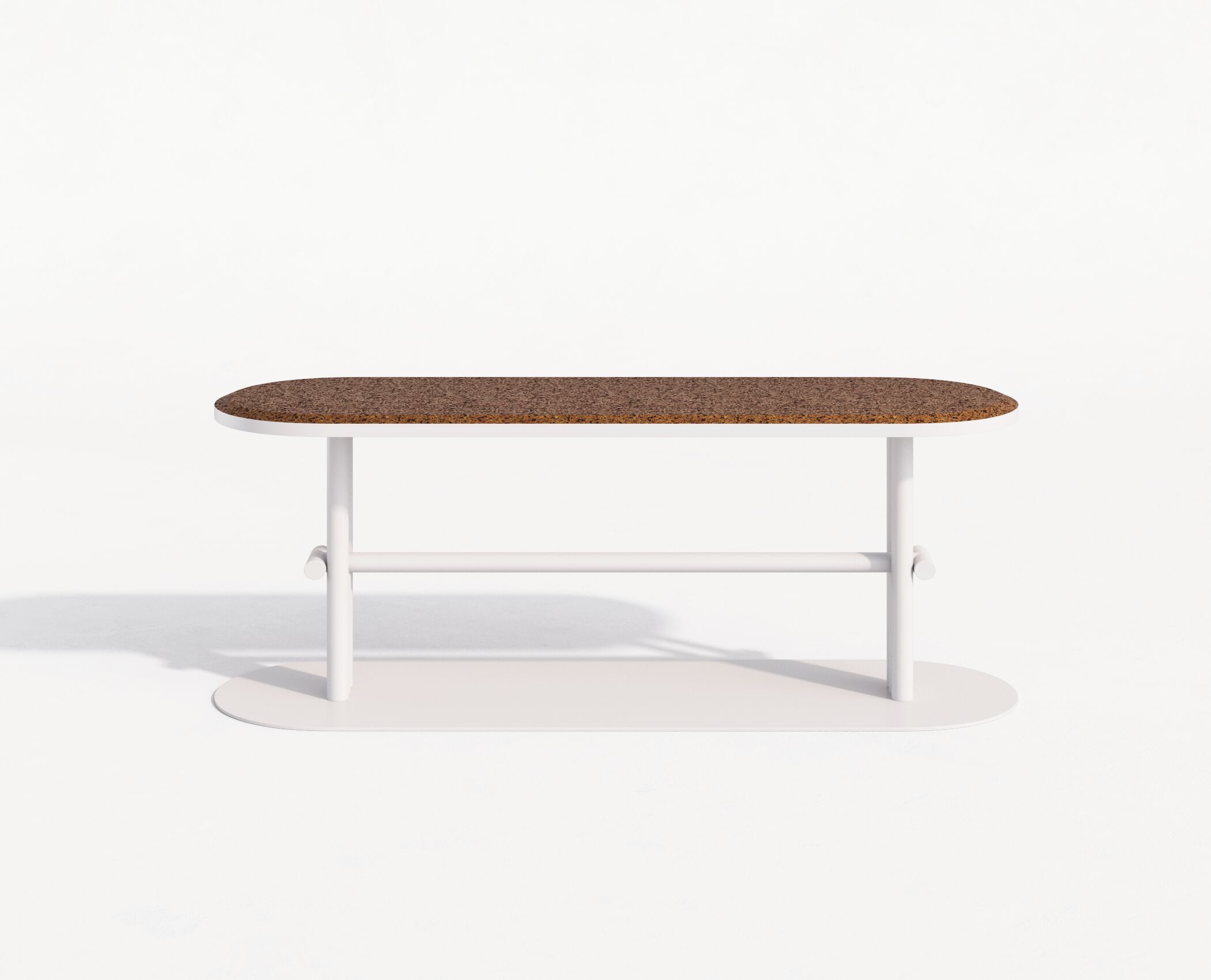 Стальная и пробковая садовая скамейка Joyf точка ARCH-00087097 - Вид №5