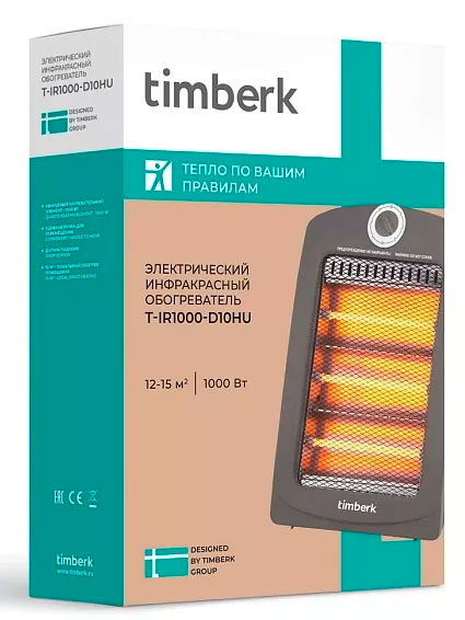 9106908 Инфракрасный обогреватель Timberk T-IR1000-D10HU STDN-0067169 - Вид №1