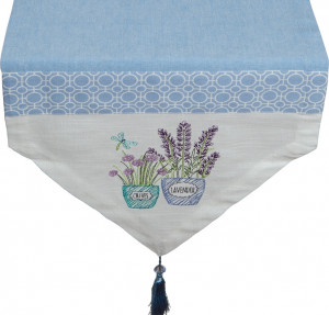 10636798 KAY DEE DESIGNS Дорожка Kay Dee Designs"Травяной сад" 33х183см, хлопок Ткань