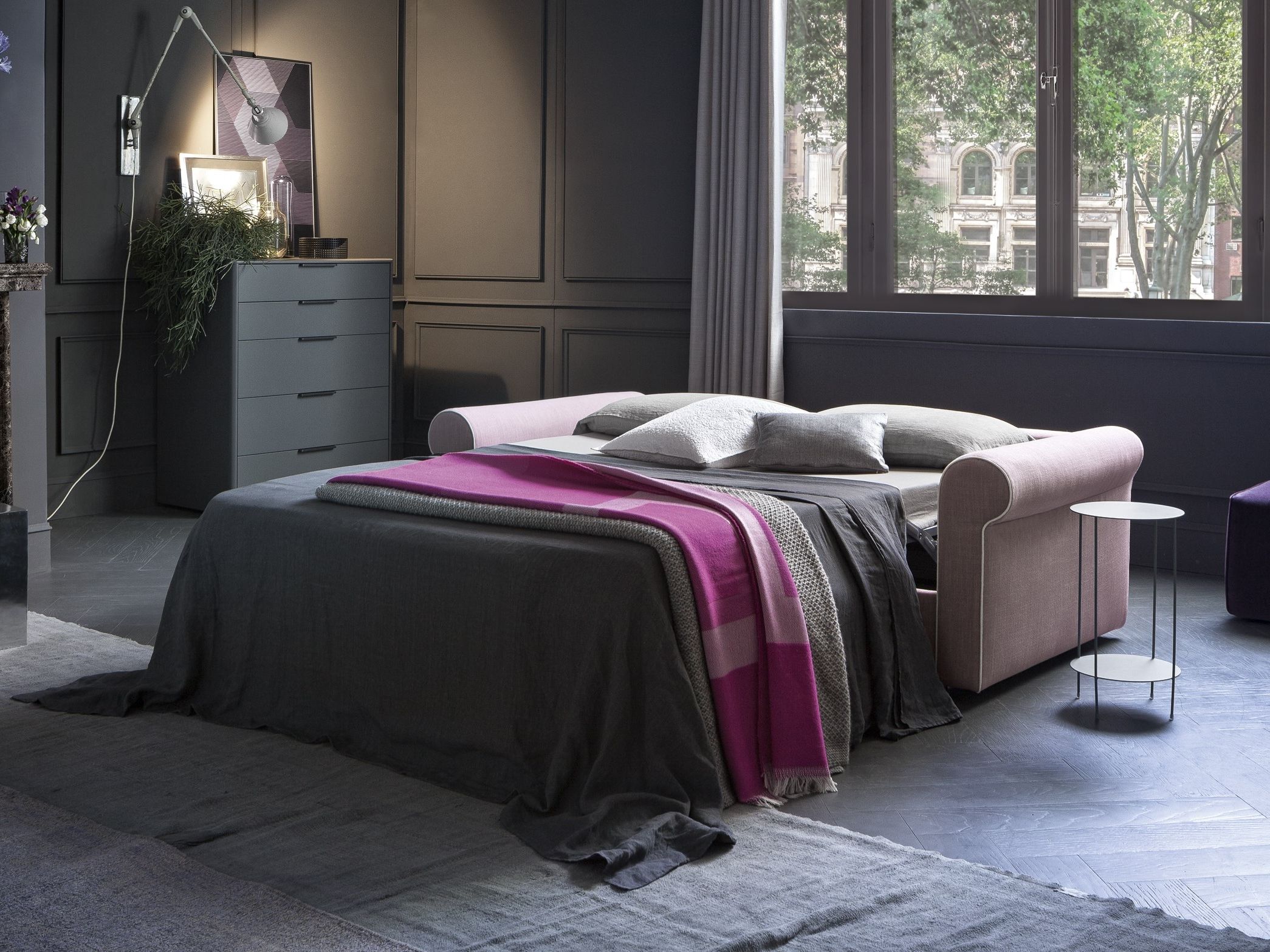 Двуспальный диван-кровать из ткани Felis Day &amp ARCH-00111756 - Вид №2