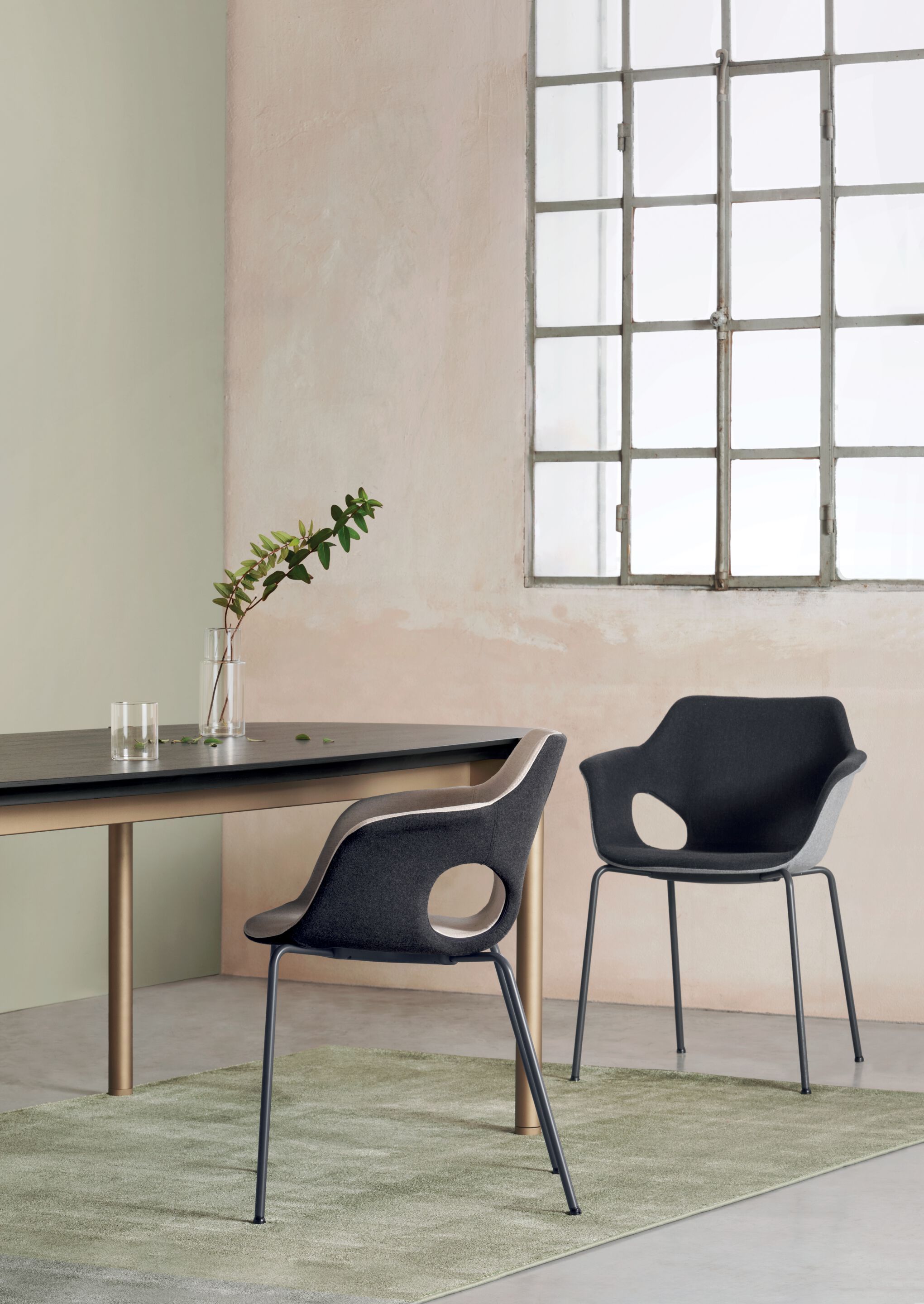 Пластиковый штабелируемый стул с подлокотниками Riccardo Rivoli OLÀ ARCH-00135560 - Вид №11