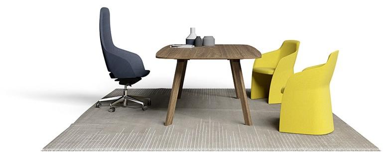 Sinetica Регулируемое по высоте кресло для руководителя из кожи с 5 спицами и высокой спинкой Captain sun-id-1454172 - Вид №2