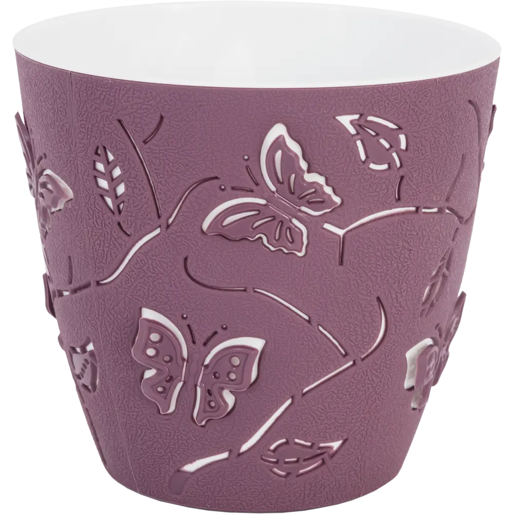 Горшок цветочный Boho ø11.5 h10.5 см v5 л пластик пепельно-розовый Santreyd STLM-2130004
