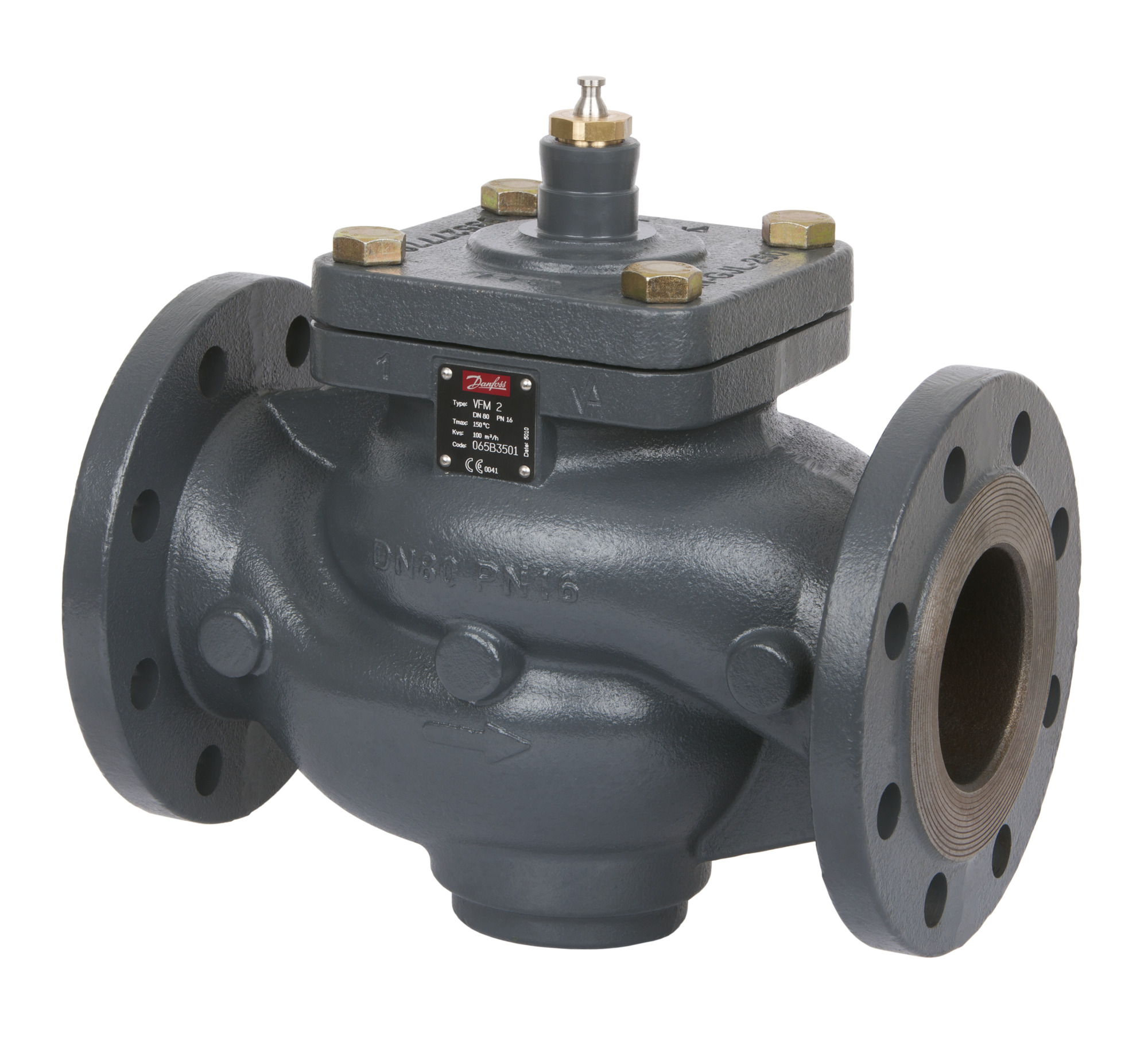 Danfoss Клапан регулирующий VFM 2 фланцевый VFM 2 Py 25 50/40 2-ходовой клапан 065B3061  - Вид №19