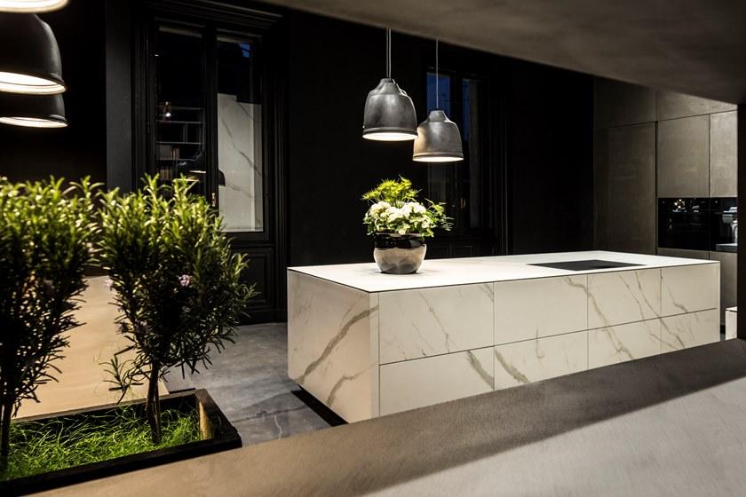 RIFRA Кухня с открыванием push-pull с островом Kube sun-id-1444871 - Вид №11