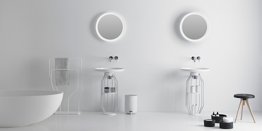 BW001BW020 Напольная раковина стоящая круглая Inbani  - Вид №1