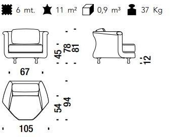 Moroso Кресло с подлокотниками Timeless sun-id-1384362 - Вид №6