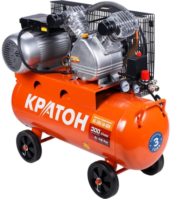 Компрессор поршневой масляный Кратон AC-300-50-BDV 9024849 STDN-0082241