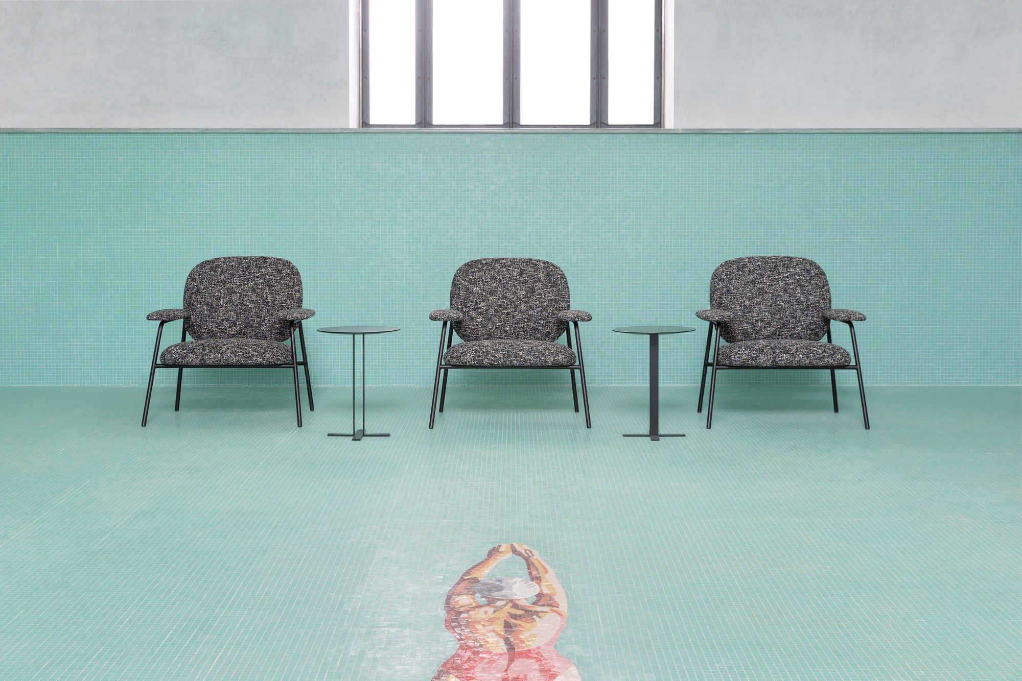 Тканевое кресло с подлокотниками Saba Italia Philo ARCH-00151590 - Вид №2