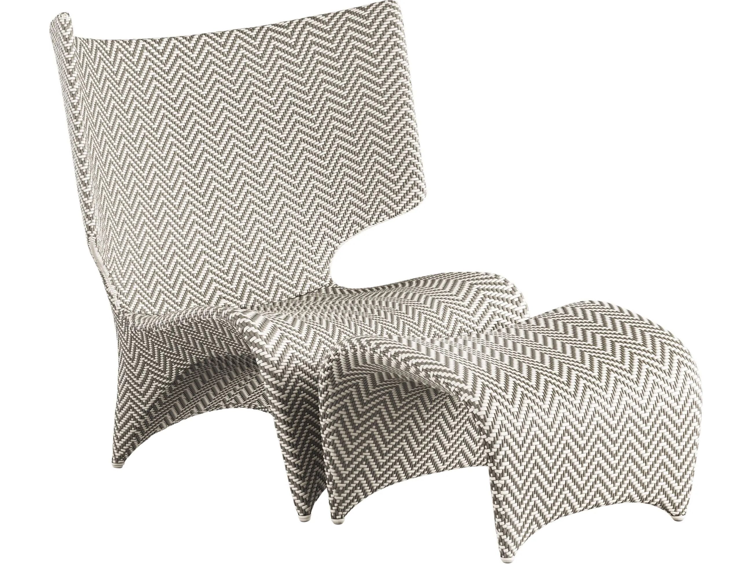 Садовый стул с подставкой для ног JANUS et Cie Orchid ARCH-00061451