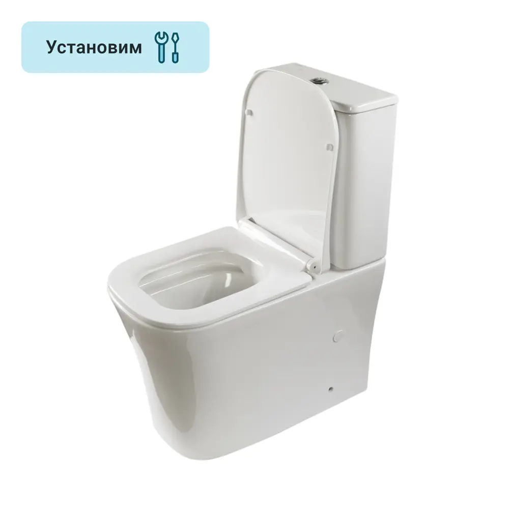 Унитаз-компакт Tiron Эридан горизонтальный выпуск двойной слив Santreyd STLM-2000746