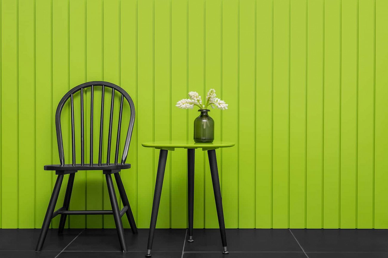 Кофейный столик с черными ножками кейл "Капля" WOODI  00-3966164 Зеленый  - Вид №20