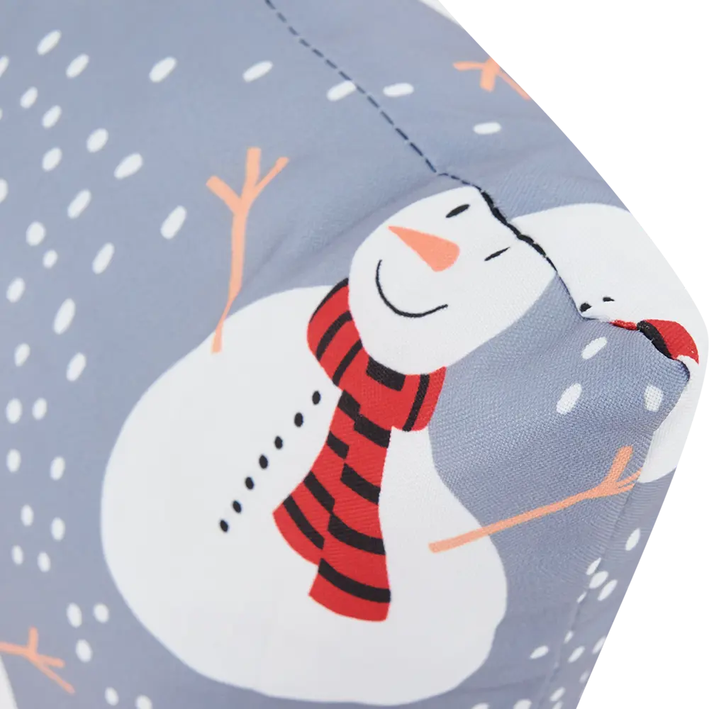 Подушка Seasons Снеговики 40x40 см цвет серый 85435160 STLM-2043841  - Вид №4