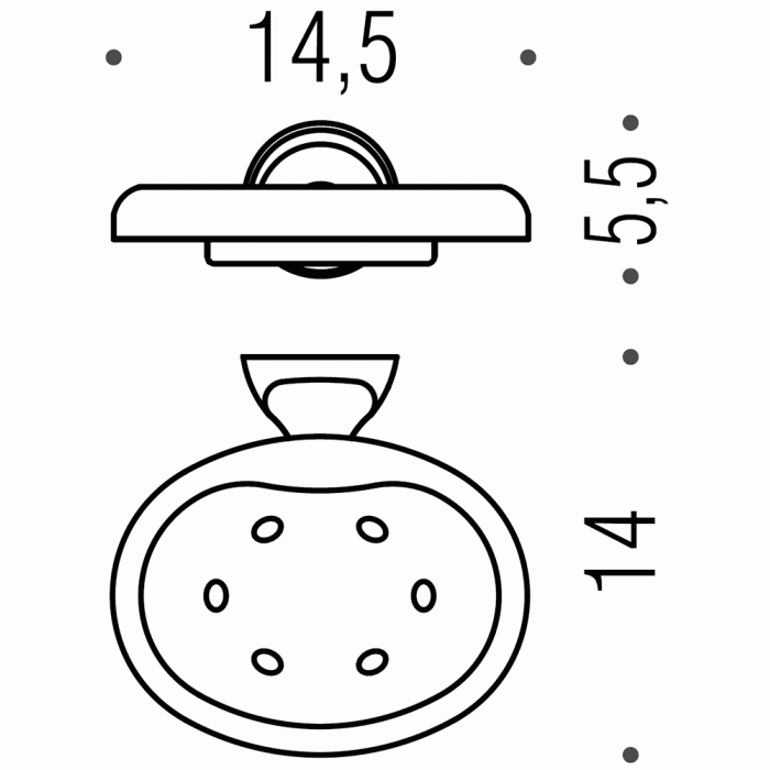 B1201 Мыльница настенная COLOMBO MELO Colombo Design - Вид №3
