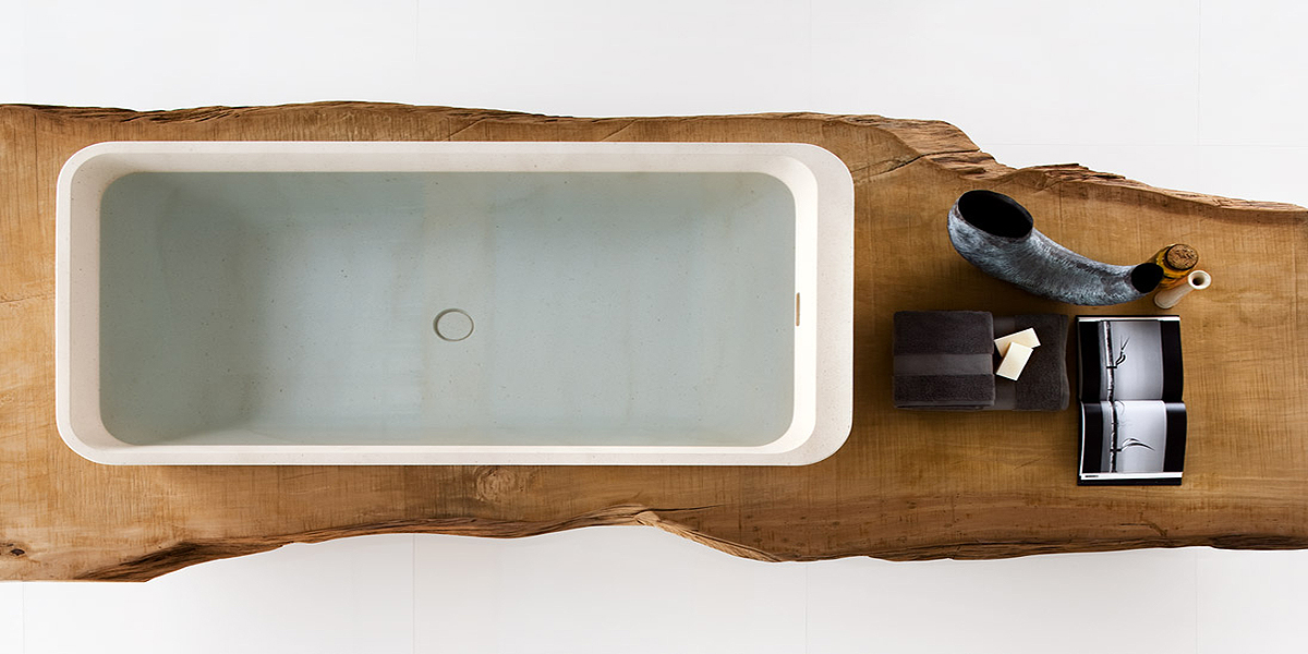 TLV Подвесная раковина настенная прямоугольная Neutra Design Duo - Вид №1