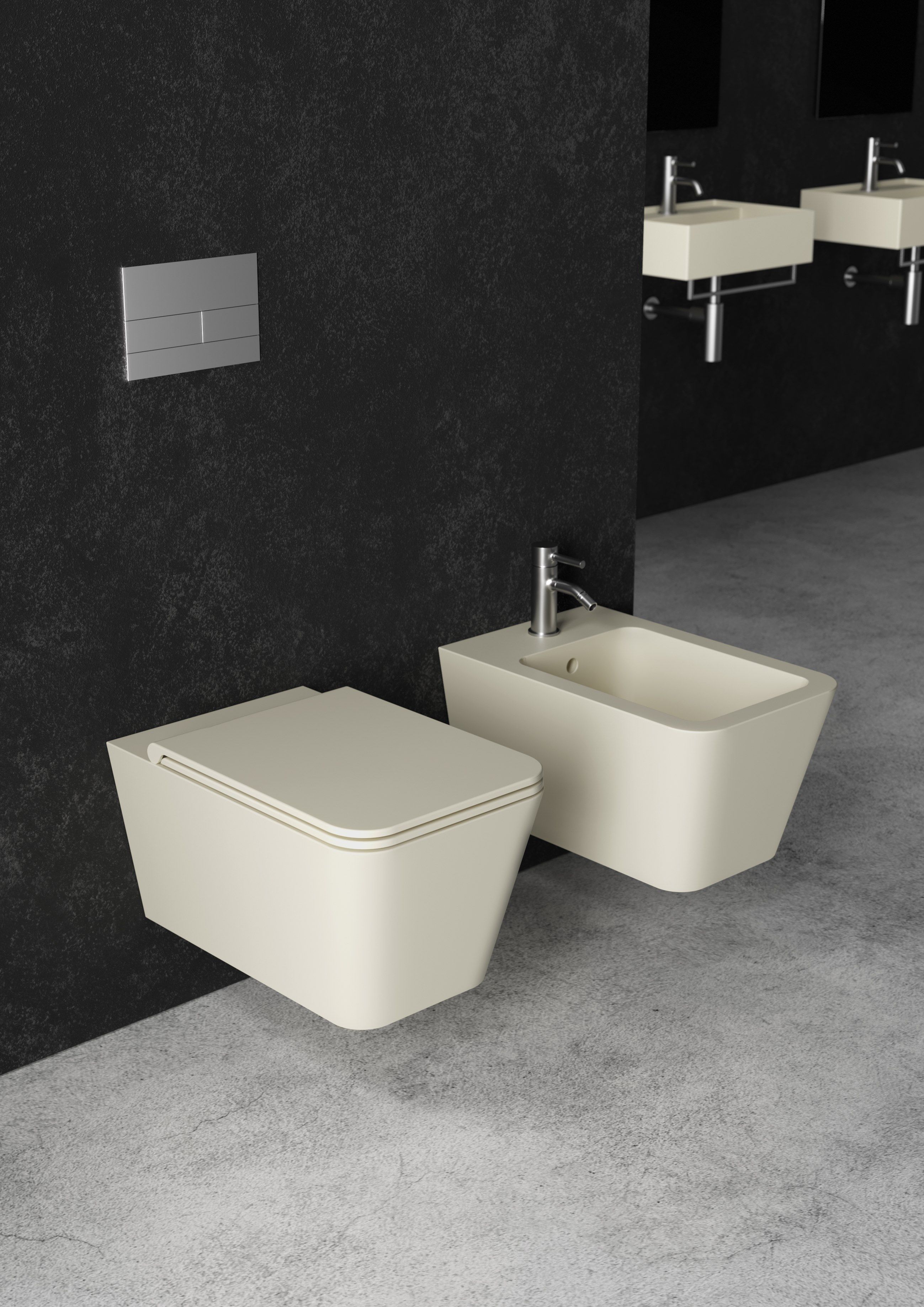 Керамическое подвесное биде с переливом Alice Ceramica HIDE ARCH-00017154 - Вид №1