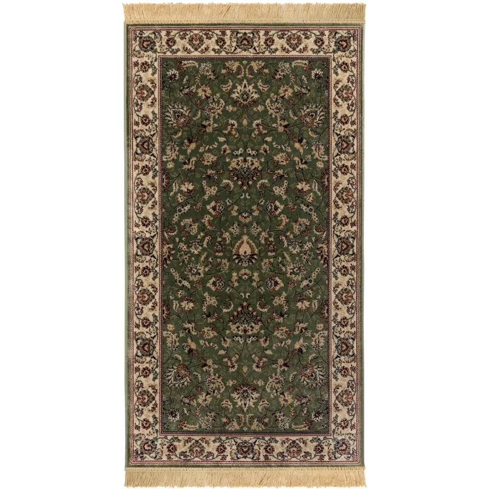Ковер вискоза Isphahan 84552 Green 80x150 см цвет зеленый 83271481 STLM-2189388 Santreyd  - Вид №1