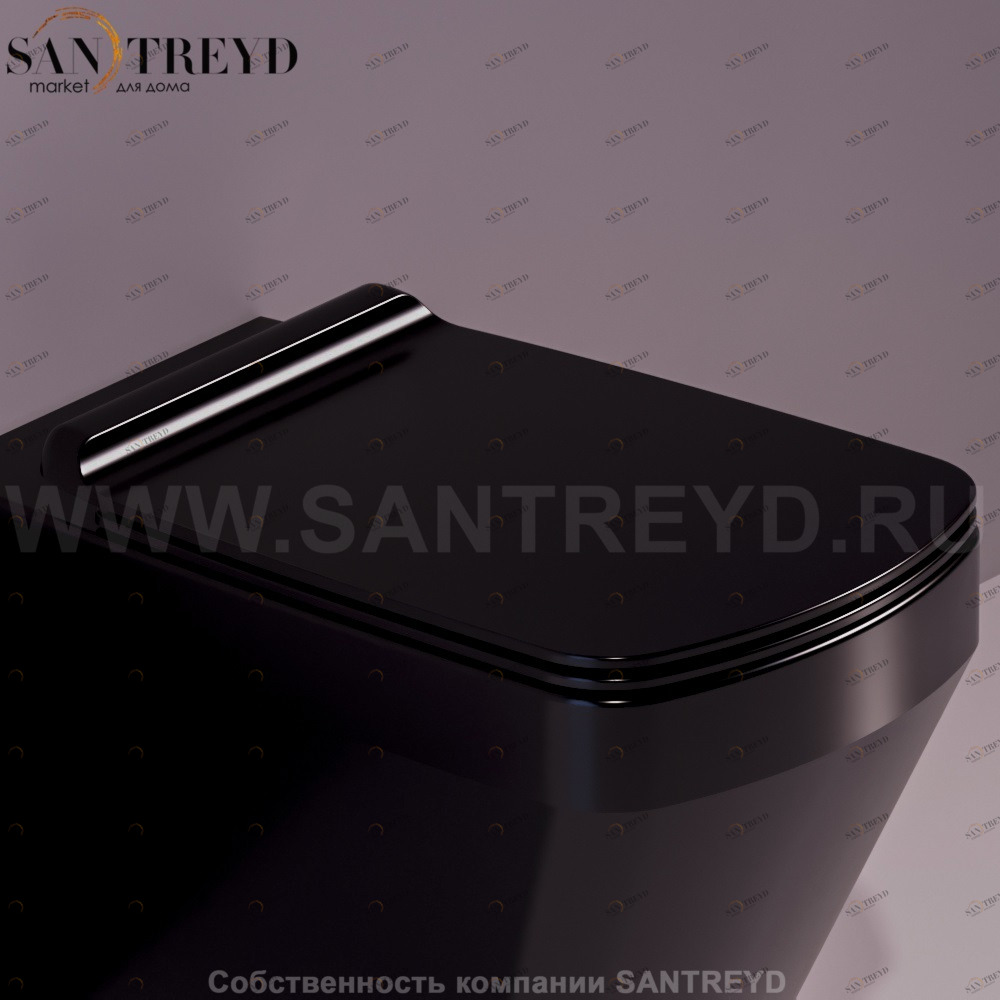 BB004D03NEROCR Крышка сиденье для унитаза Simas Baden Baden