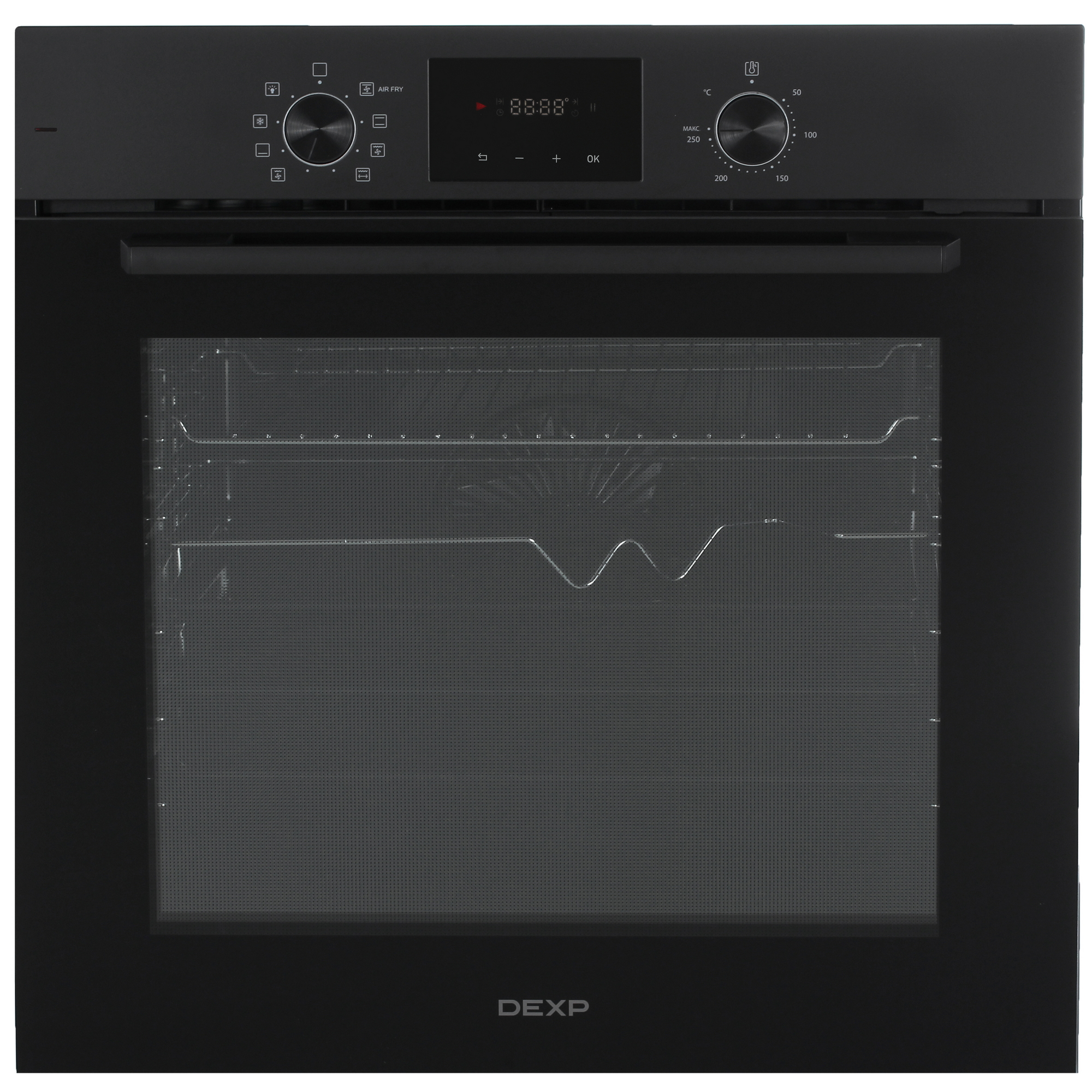 9175844 Электрический духовой шкаф DEXP Frypro-02 черный STDN-0070092