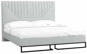 30655 Кровать с ортопедическим основанием и ящиком 1.8 Loft Alberta Стоун R-HOME