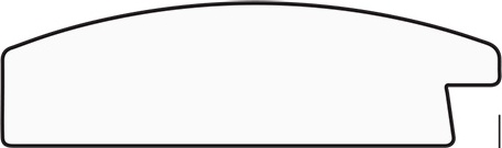 BY 3729 Зеркало в багетной раме - орех 65 mm EVOFORM Octagon - Вид №3