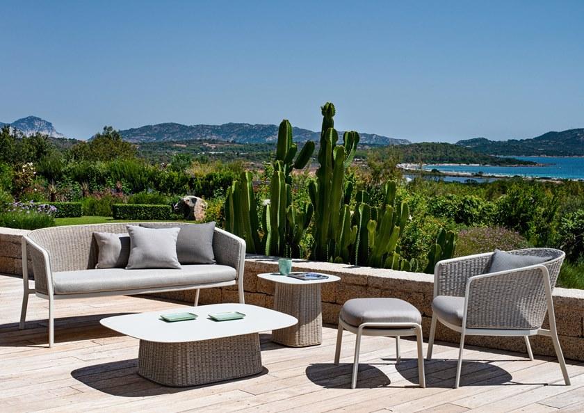 emu 2-местный садовый диван из алюминия и синтетической веревки Carousel 1219 - Вид №5