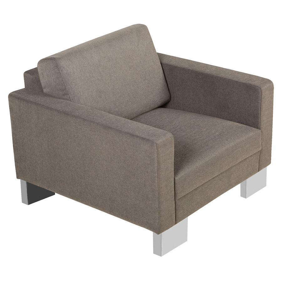 Кресло Quattro, серое Sits S1560 - Вид №3