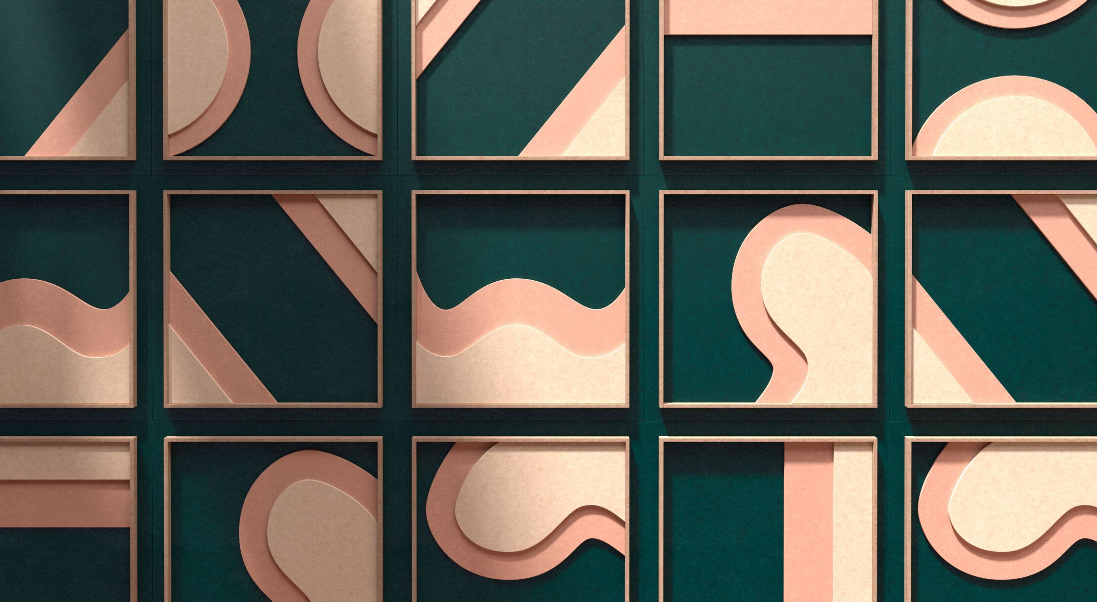 Акустическая панель из полиэфирного волокна ECOcero ECOwall ARCH-00037829 - Вид №2