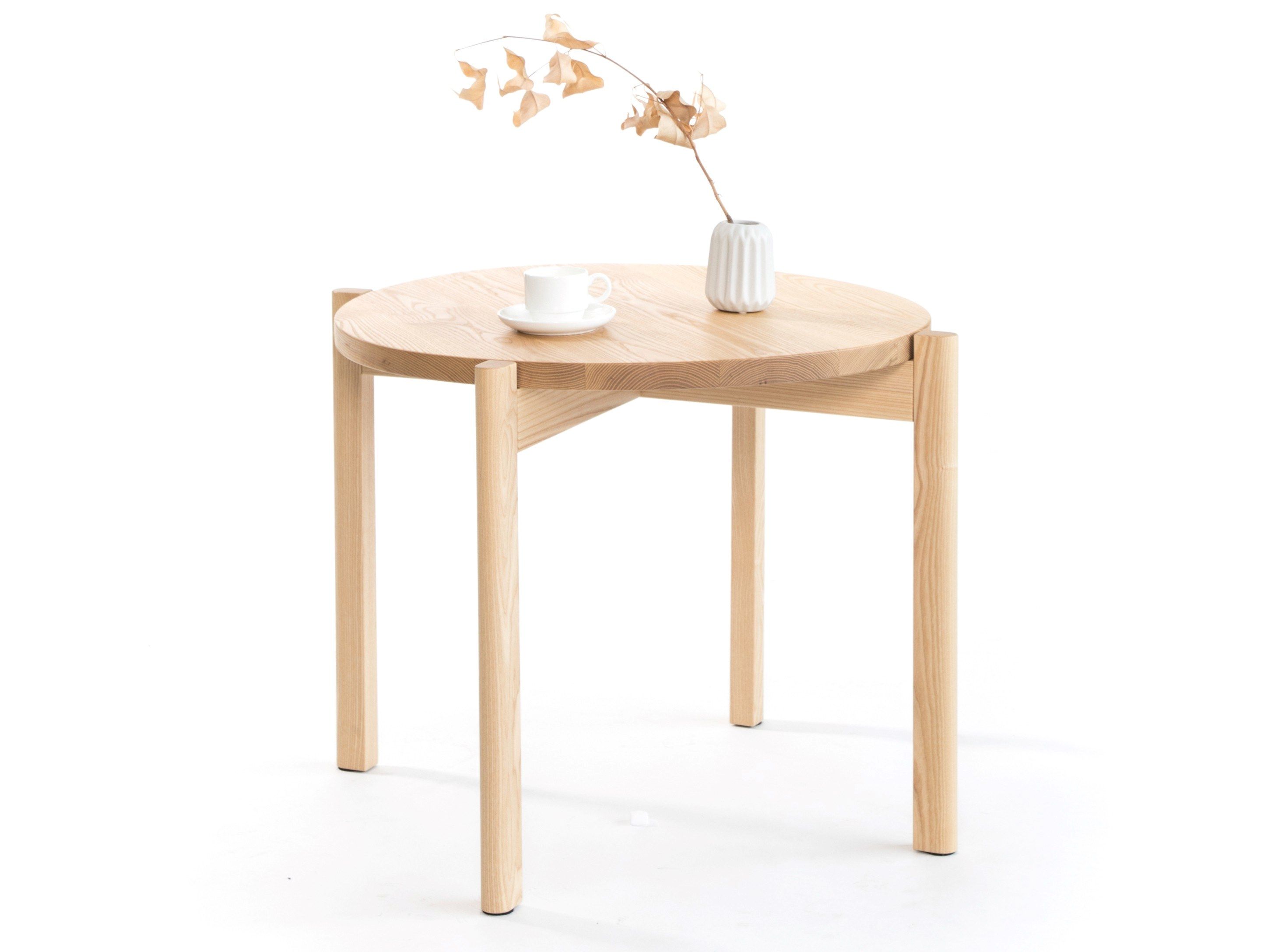 Круглый журнальный столик из массива дерева Inno Naku ARCH-00055171