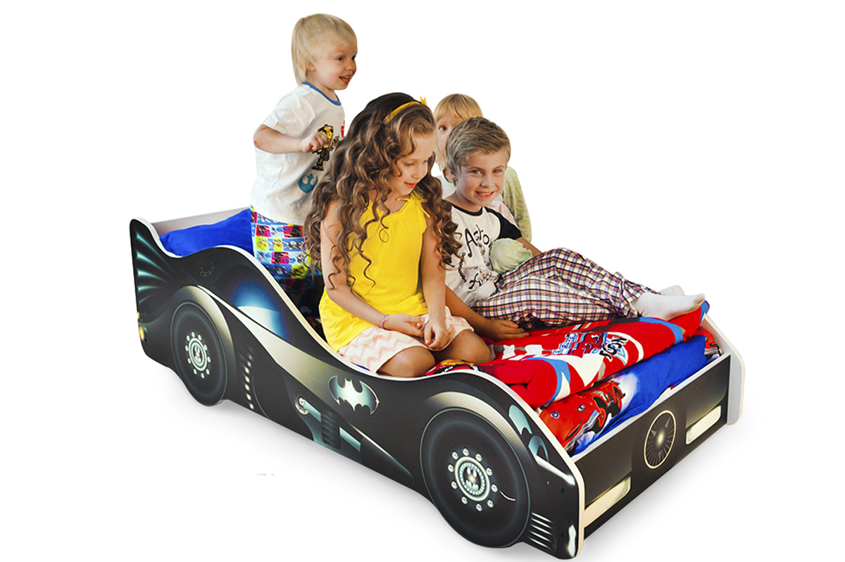 Детская кровать-машина "Бэтмобиль" БЕЛЬМАРКО  326753 Черный Santreyd  - Вид №1