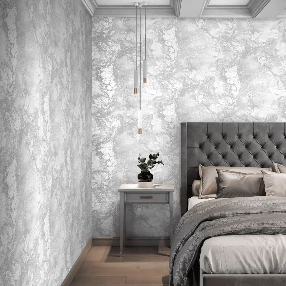 Обои флизелиновые Erismann Neochic серые 1.06 м 60134-03 Santreyd STLM-2067267 - Вид №2