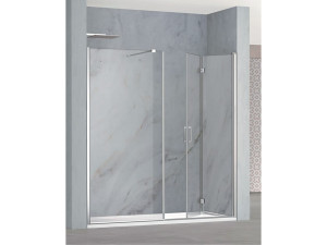 Хрустальная ниша душевая кабина с книжной дверью