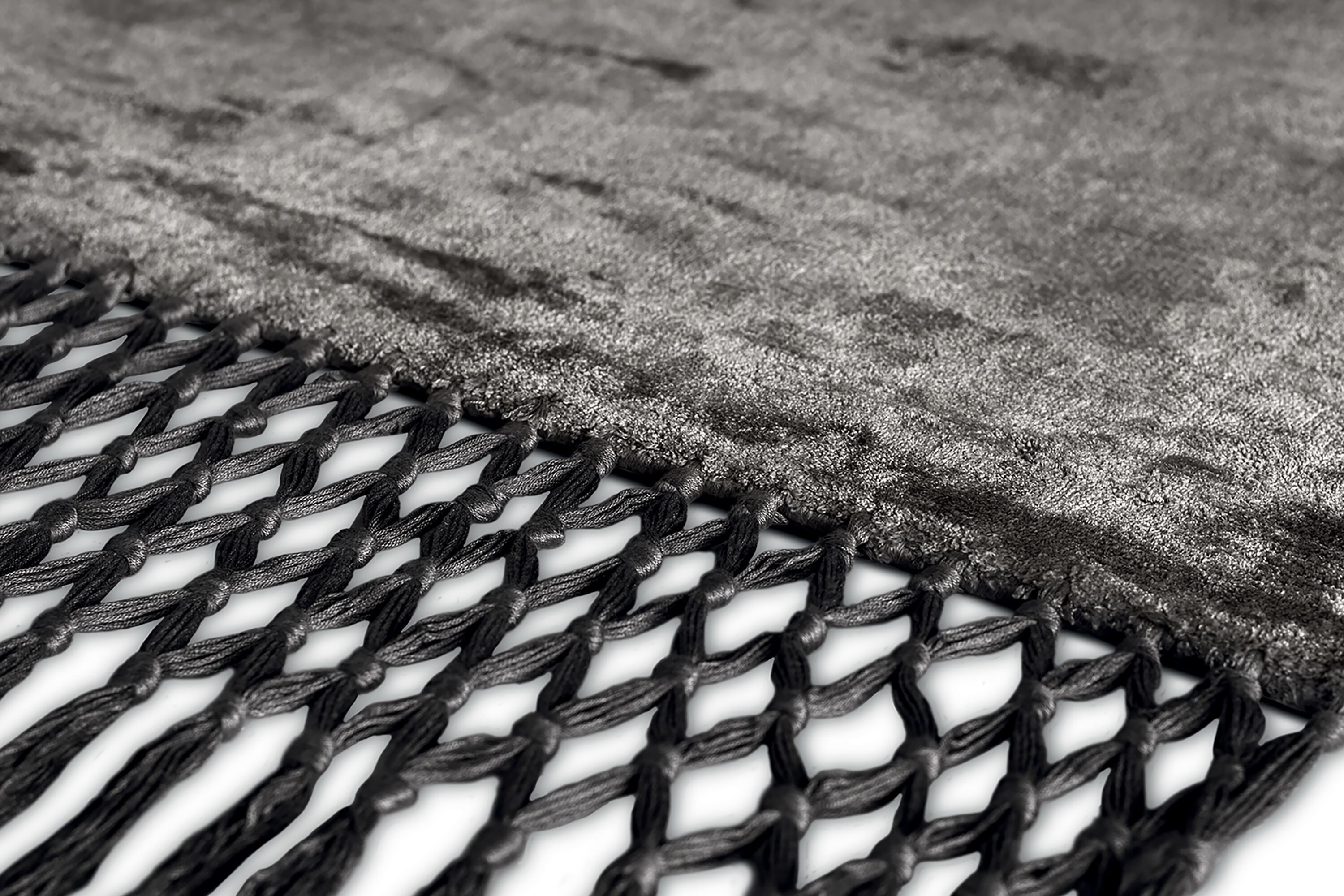 Шелковый прямоугольный ковер ручной работы Baxter FRINGES ARCH-00063107 - Вид №12