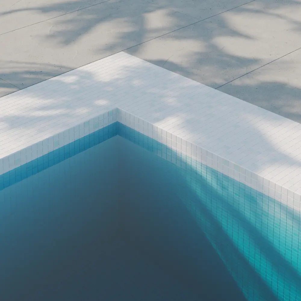 Мозаика Pietra Opalite Blanco стекломасса 31.1x4.9 см цвет белый Santreyd Мозаика Onix STLM-2167145