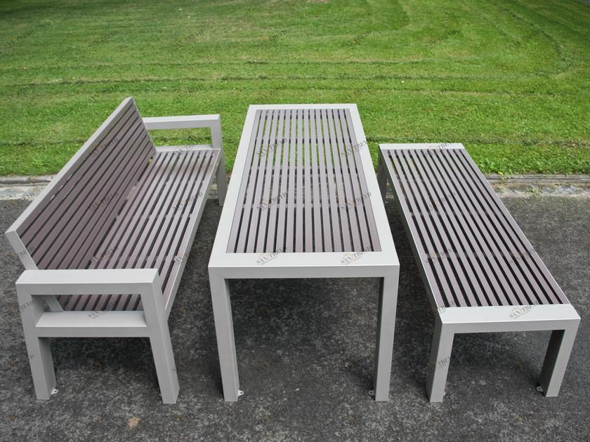 BENKERT BANKE Садовый стол из нержавеющей стали и пэт Comfony sun-id-1411311