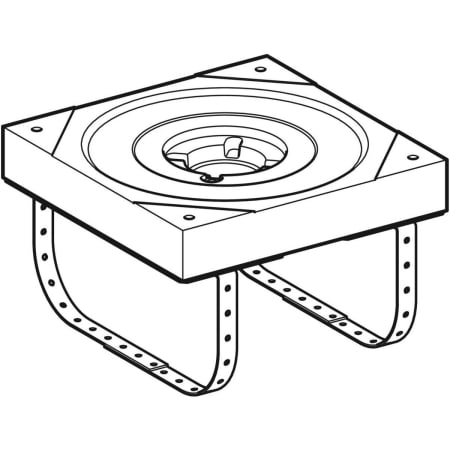 359.125.00.1 Установочная рама Geberit Pluvia для жесткой кровли Geberit  - Вид №1