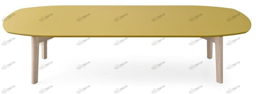 Calligaris Прямоугольный журнальный столик из ясеня Match sun-id-1489281