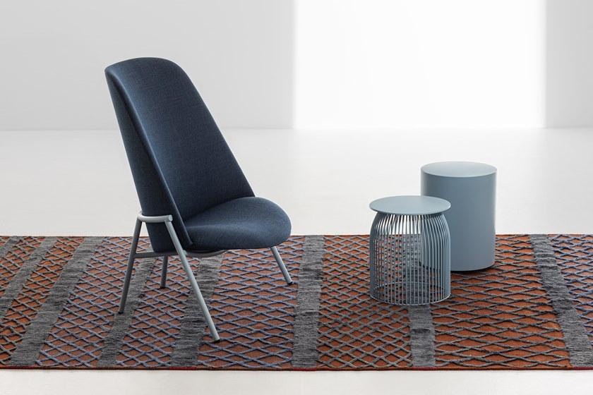 La Cividina Кресло из ткани с высокой спинкой Phar lap 1160 - Вид №3