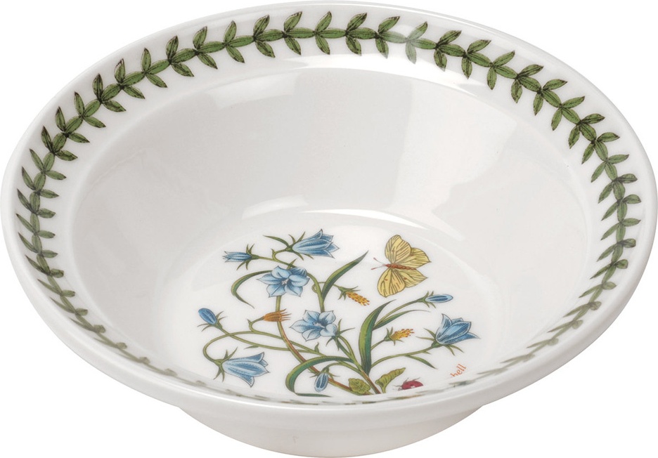 10611252 Portmeirion Тарелка для каши Portmeirion Ботанический сад.Колокольчик 15см, фарфор Фарфор 