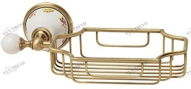 Решетка-корзинка MIGLIORE Provance Ml.PRO-60.525.BR настенная, цвет бронза 