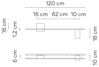 Vibia Настенный светодиодный светильник из алюминия прямого и отраженного света Structural sun-id-1431986 - Вид №7