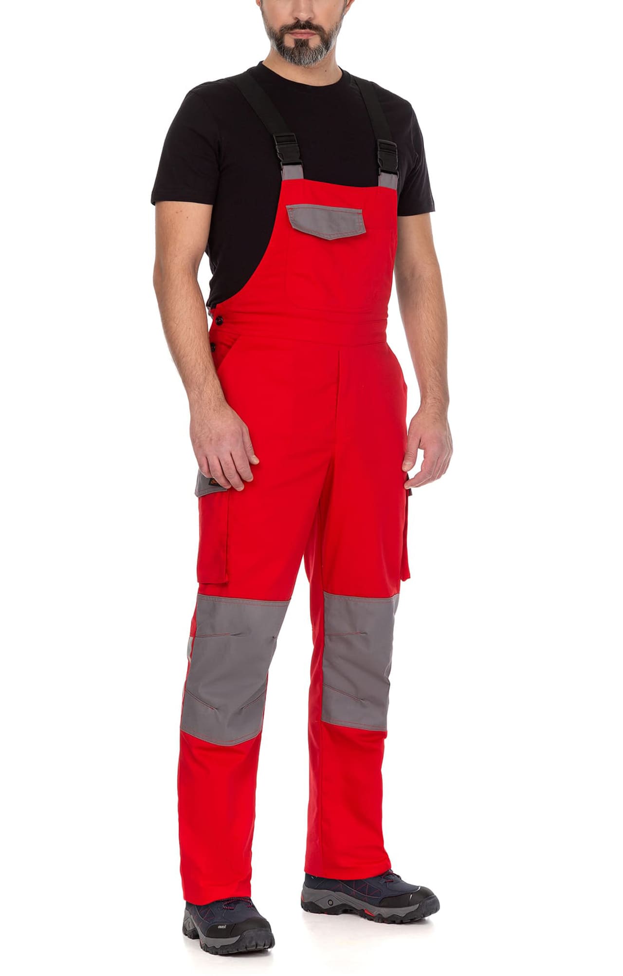 64639 Костюм  NEW 2 красный с серым STATUS  Летняя спецодежда  размер 44-46/170-176  - Вид №19