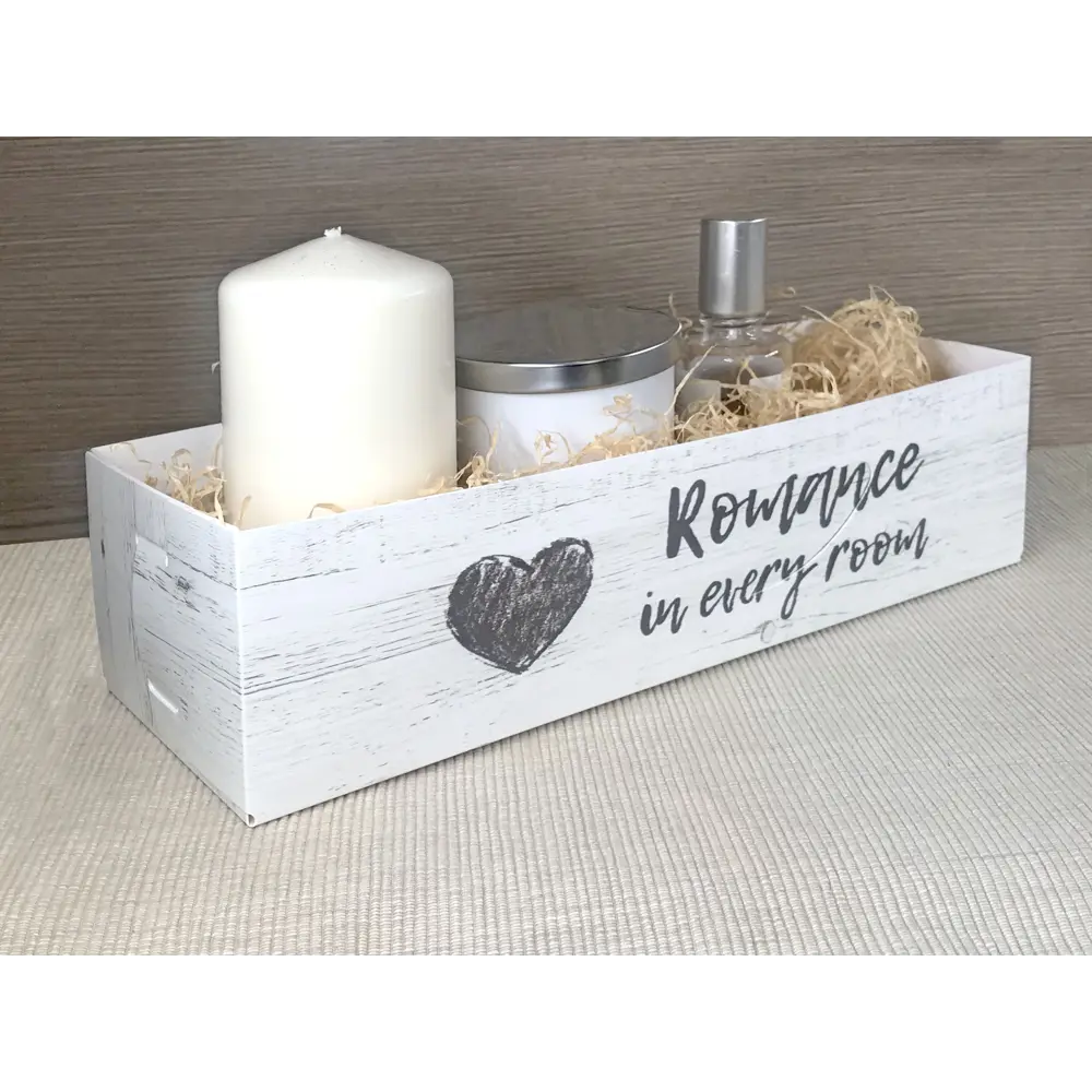 Коробка для хранения Графио 01 30x10.5x8 см полипропилен бело-черный Santreyd STLM-2036679 - Вид №4