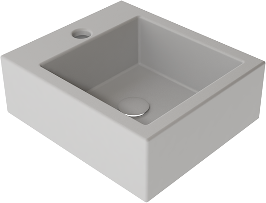 SQULAV19 Подвесная раковина настенная GSG CERAMIC SQUARE