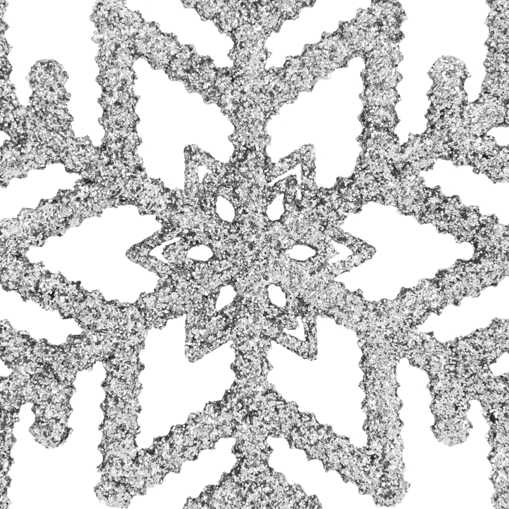 85156524 Елочная игрушка «Снежинка» 10 см серебряный STLM-1404951 Santreyd  - Вид №2