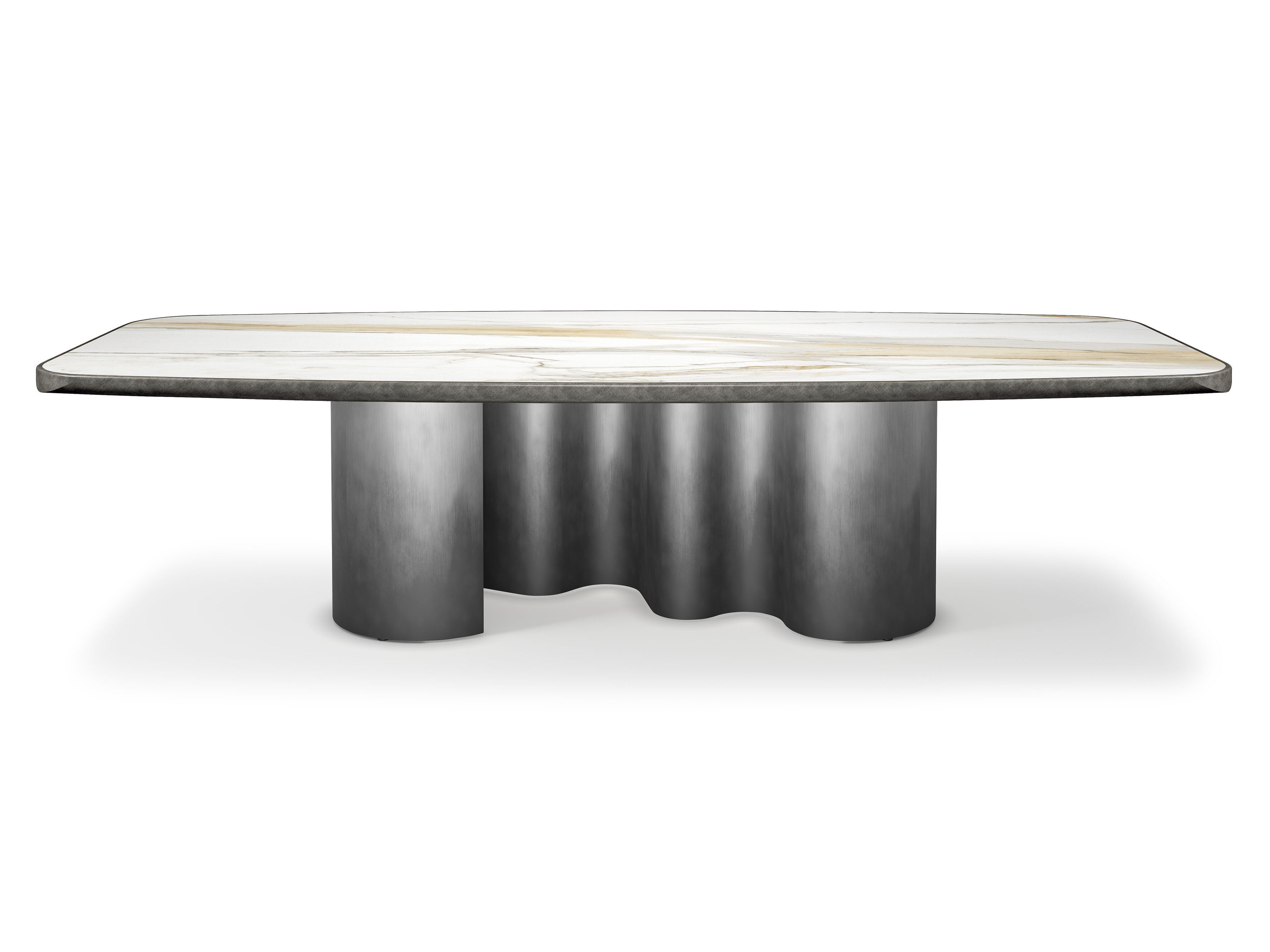 Керамический и стальной бочковый стол Cattelan italia Papel ARCH-00091301