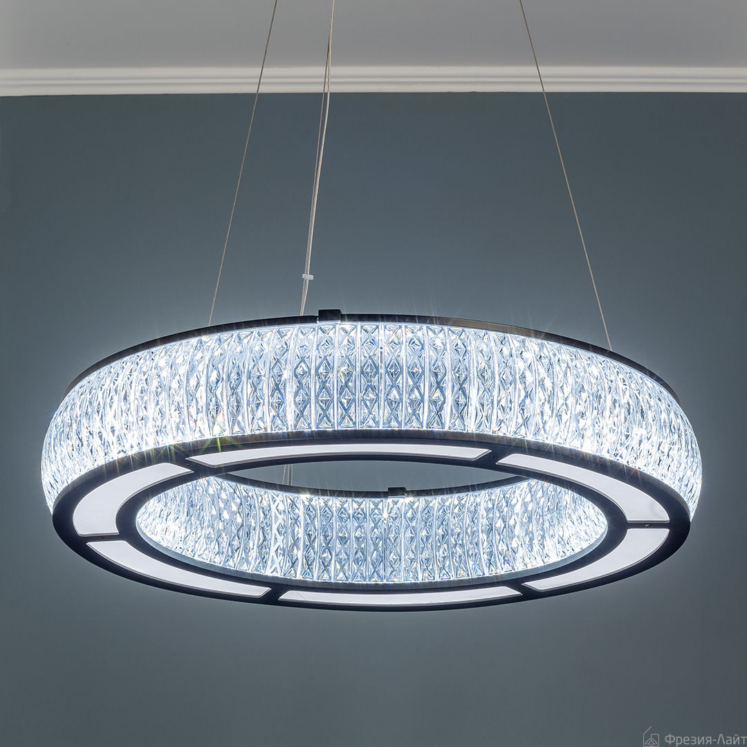 Frezia Light 1019 матт черная люстра подвесная 120139