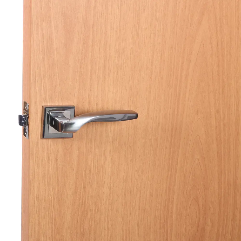 Ручка дверная на розетке Фабрика замков A 203 LPD, цвет матовый хром STLM-2047278 - Вид №4